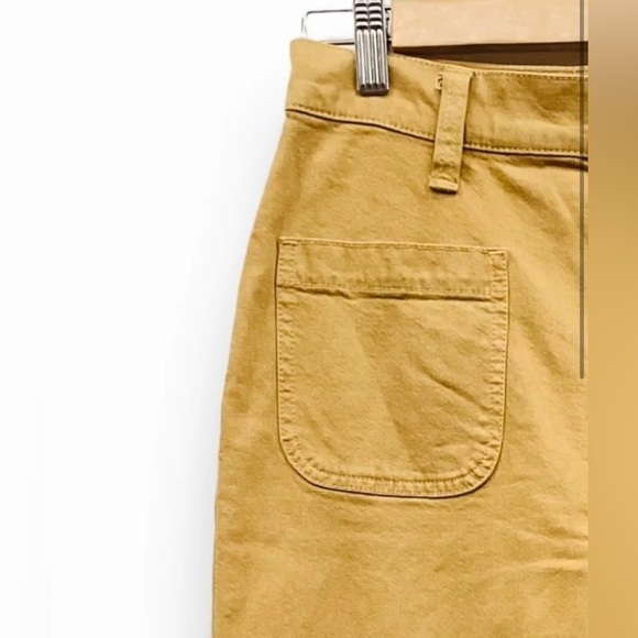 Madewell Vintage Tan Utility Cargo Pants Bohemian Bootcut Jeans Womens Size 2 - Picture 2 of 3
